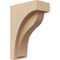 Ekena Millwork 4"W x 8"D x 12"H Classic Helena Rough Cedar Woodgrain TimberThane Corbel, Primed Tan CORUR04X08X12HELRCPR - alternate 1